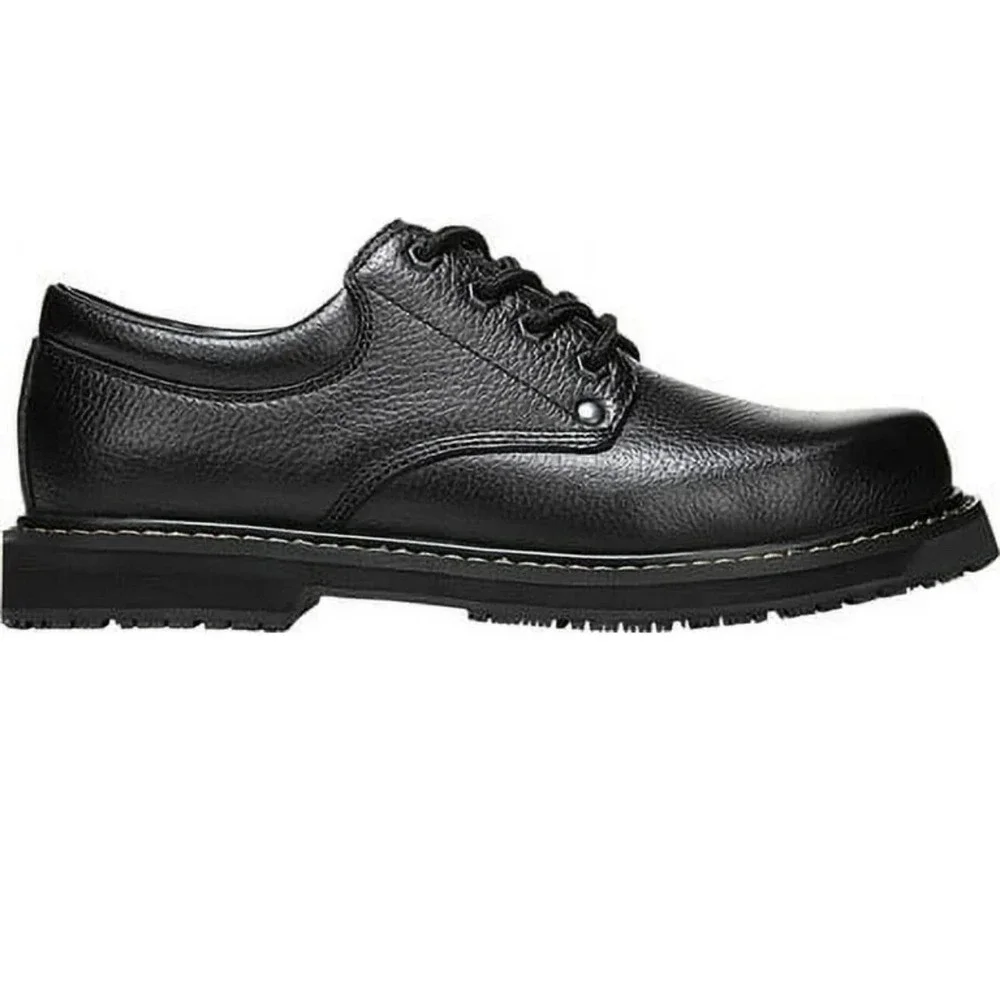 Dr. Scholl's Work Shoes Oil‎ Slip Resistant Harrington Oxford Leather Men's 9M